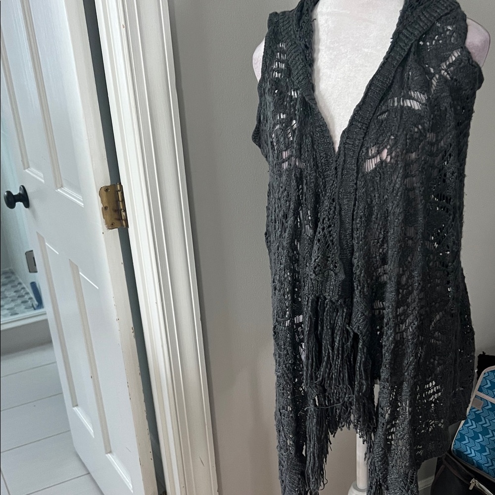 Altar'd State Gray Knit Vest